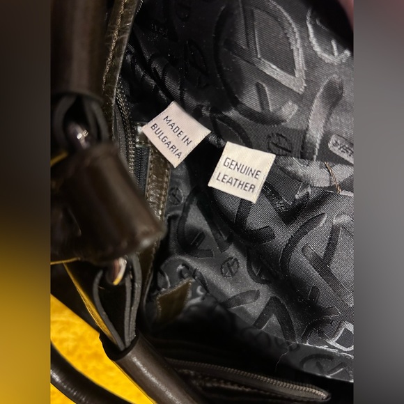 NWT Francesco Biasia Genuine Leather Satchel - Picture 12 of 12